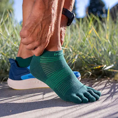 Injinji Run Light Weight No Show Mens Jade