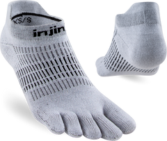 Injinji Run Light Weight No Show Womens Grey