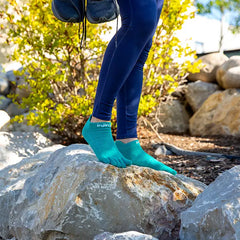 Injinji Run Light Weight No Show Womens Atlantis