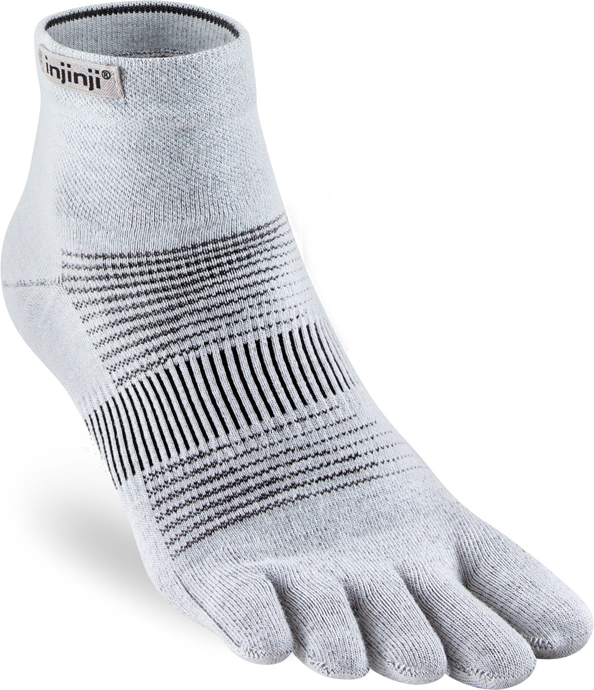 Injinji Run Light Weight Mini Crew Mens Gray