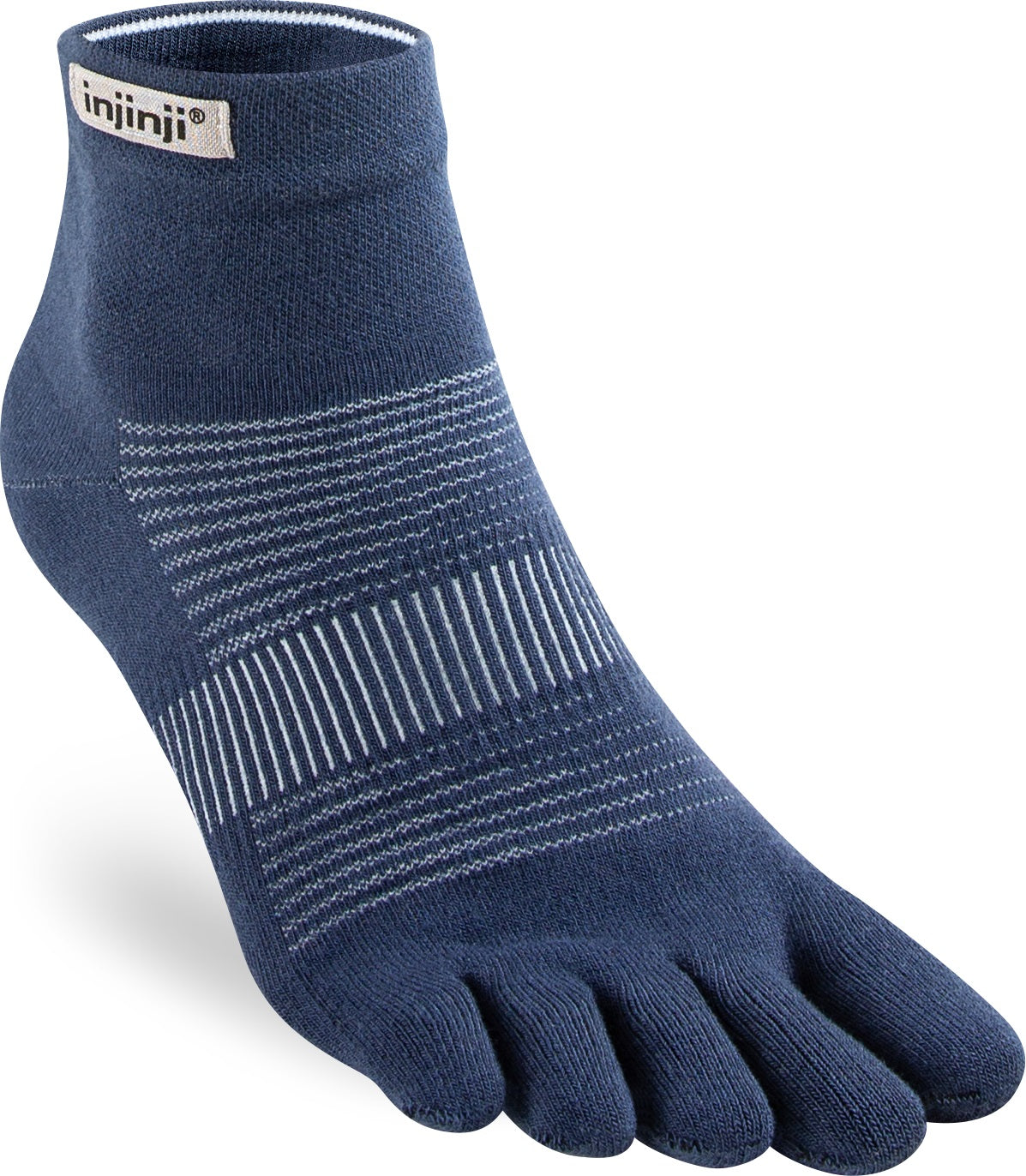 Injinji Run Light Weight Mini Crew Mens Navy