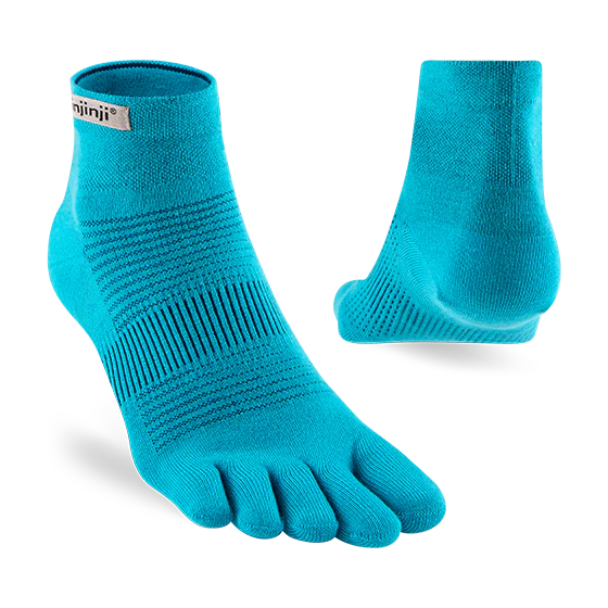 Injinji Run Light Weight Mini Crew Mens Pacific Blue