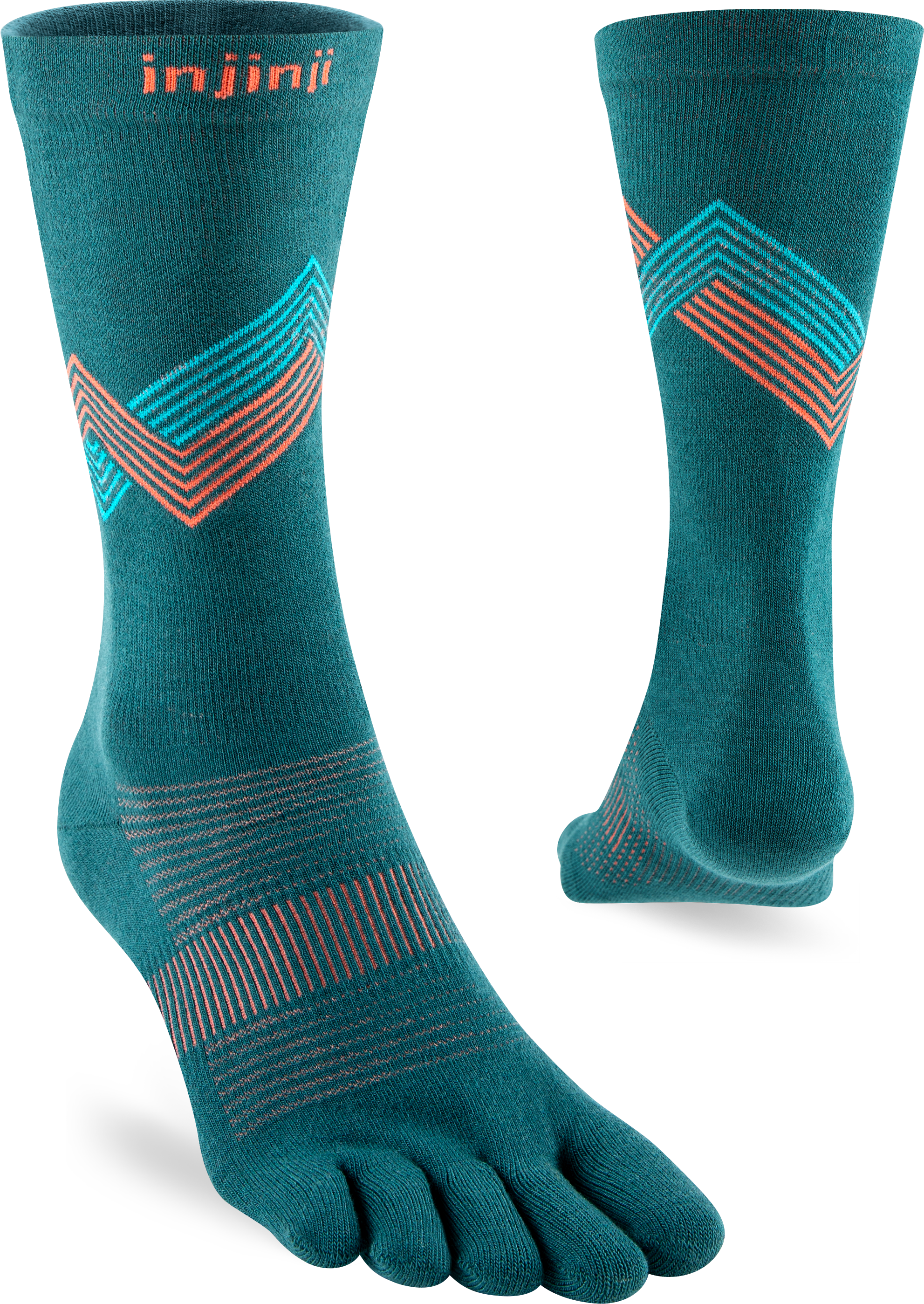 Injinji Run Light Weight Crew Mens Lagoon