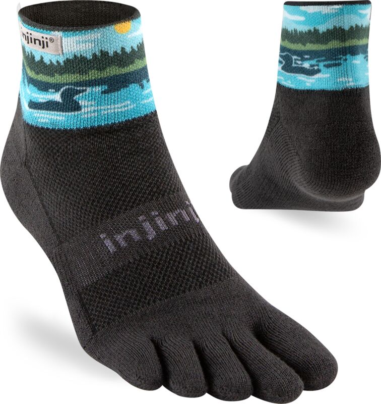 Injinji Trail Midweight Mini Crew Men's Loon (Artist Designed 2025)