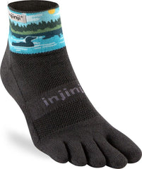 Injinji Trail Midweight Mini Crew Men's Loon (Artist Designed 2025)