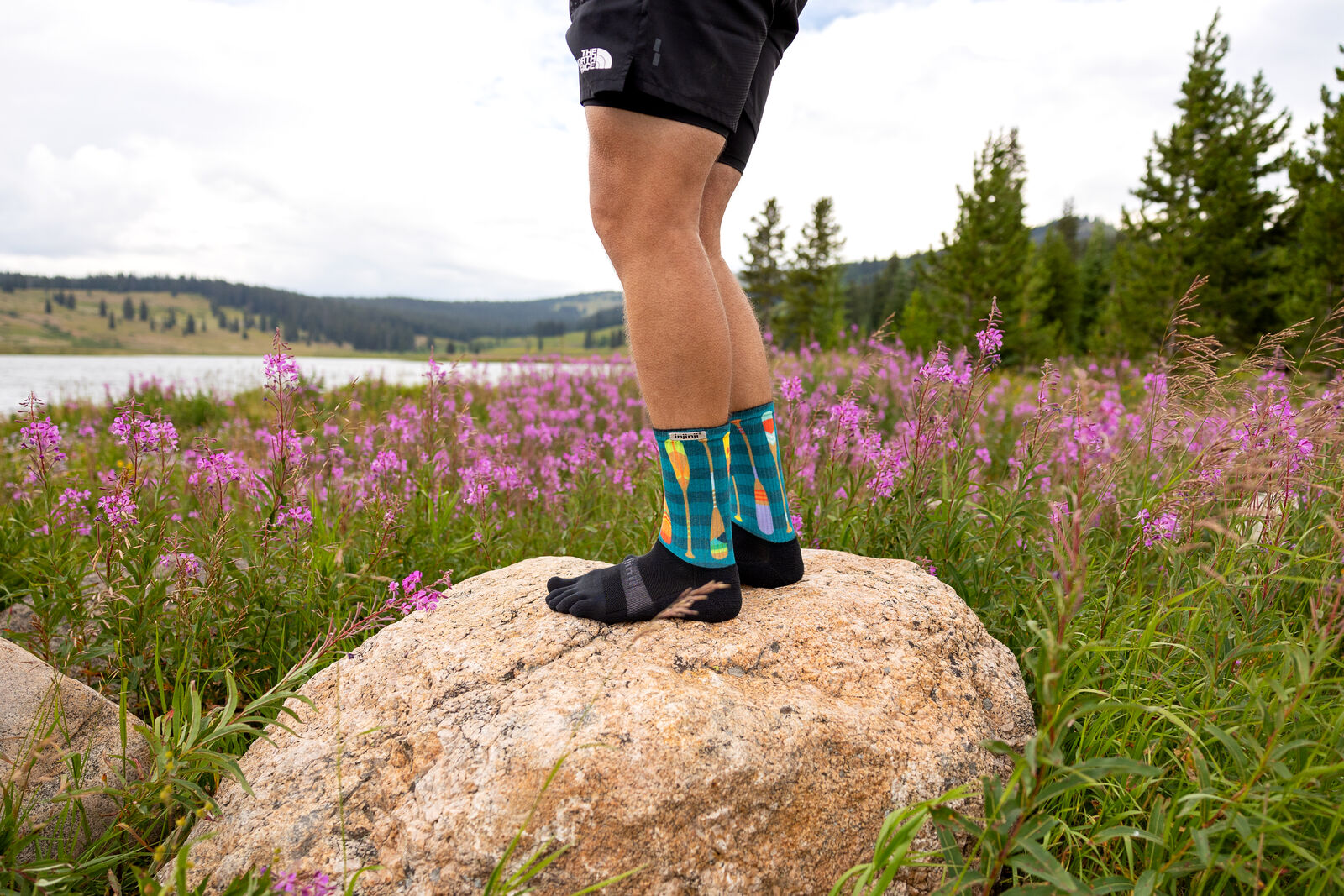 Injinji Trail Midweight Crew Men's Paddle (Artist Designed SS25)
