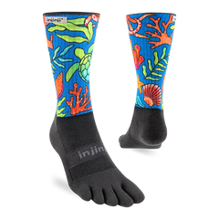Injinji Artist Designed Hanna Trail Midweight Crew Men's Ocean (AW25)