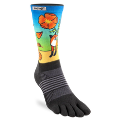 Injinji Artist Designed Hanna Trail Midweight Crew Women's Fox (AW25)