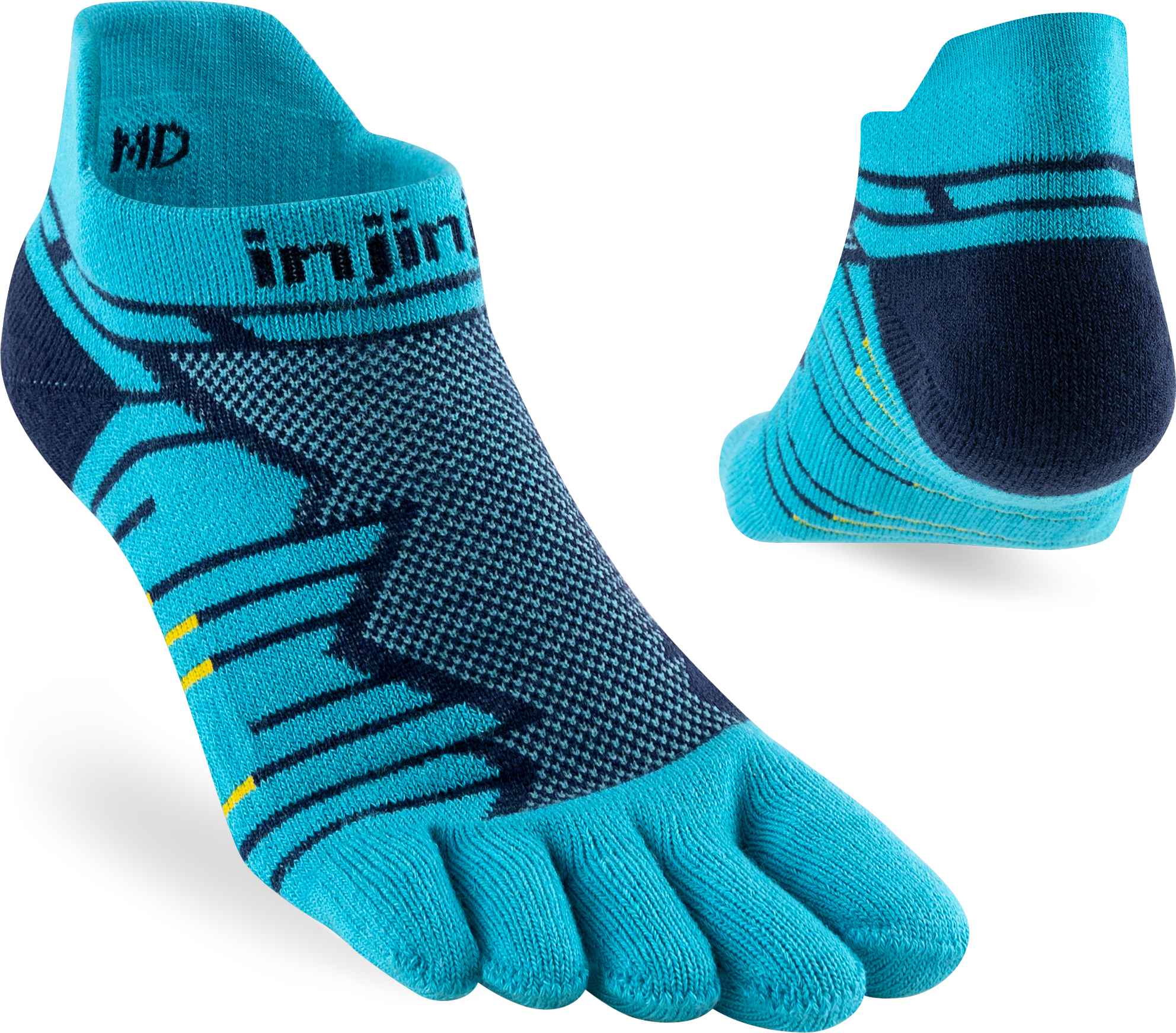 Injinji Ultra Run Mini Crew Mens Pacific Blue(NEW 2024)