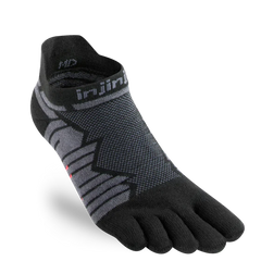 Injinji Ultra Run No Show Mens Onyx