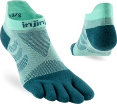 Injinji Ultra Run No Show Womens Glacier