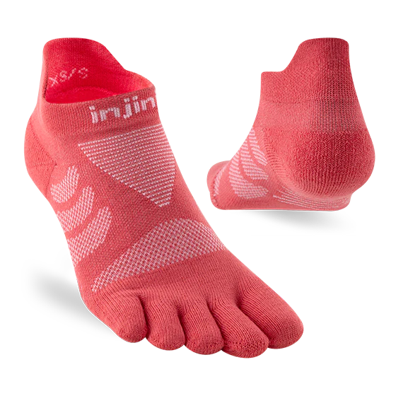 Injinji Ultra Run No Show Coral