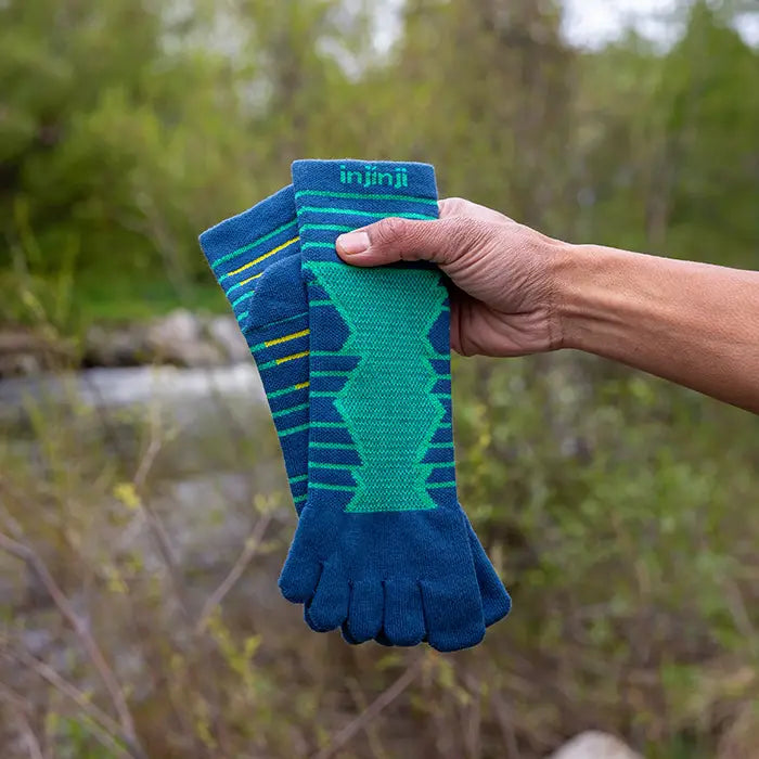 Injinji Ultra Run Mini Crew Mens Poseidon