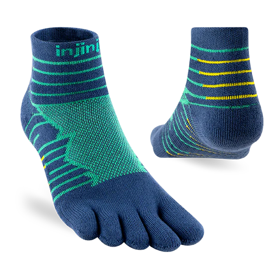 Injinji Ultra Run Mini Crew Mens Poseidon