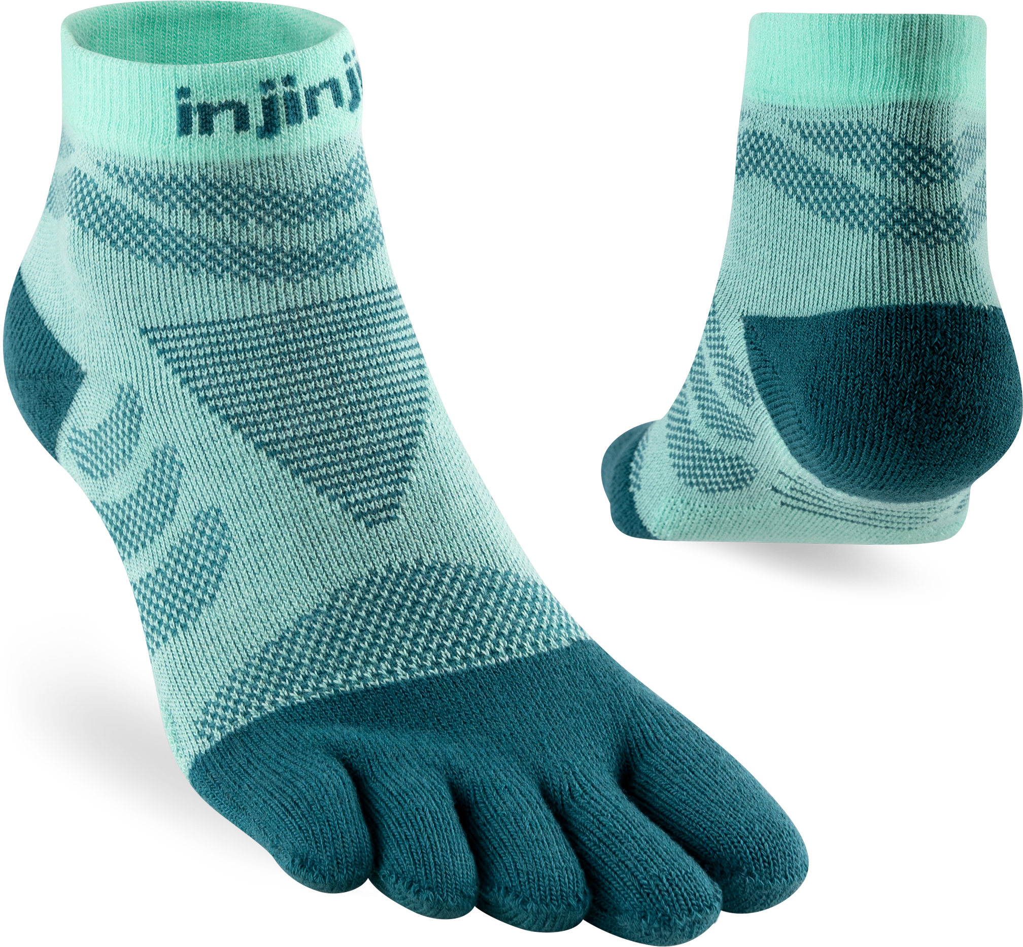 Injinji Ultra Run Mini Crew Womens Glacier (NEW 2024)