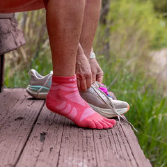 Injinji Ultra Run Mini Crew Womens Coral
