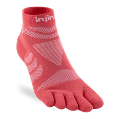 Injinji Ultra Run Mini Crew Womens Coral