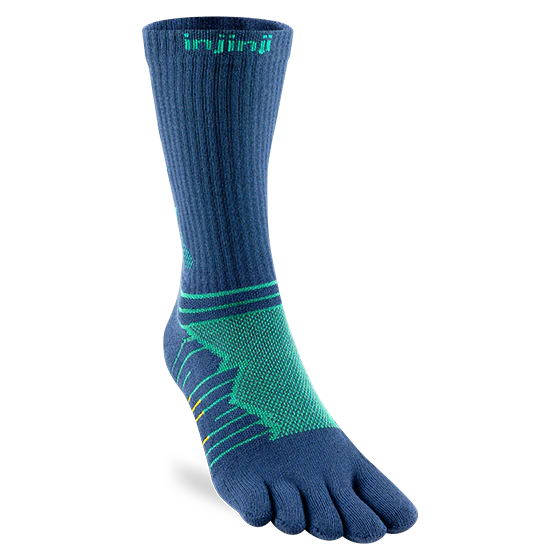Injinji Ultra Run Crew Mens Poseidon