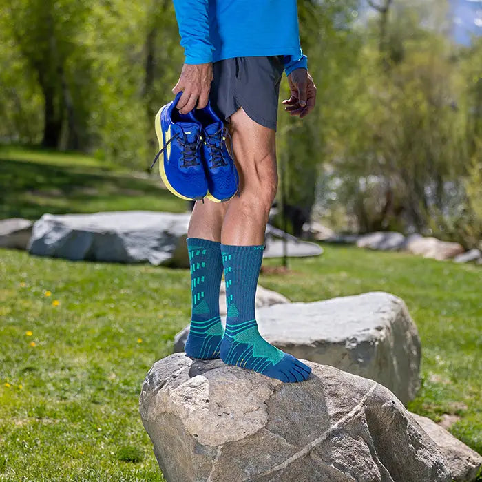 Injinji Ultra Run Crew Mens Poseidon