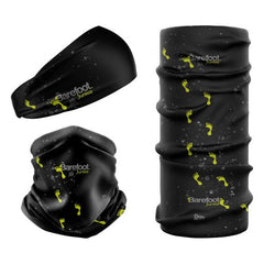 Barefoot Junkie Seamless Mulifunctional Scarf Black Yellow