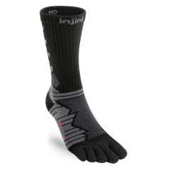 Injinji Ultra Run Crew Mens Obsidian