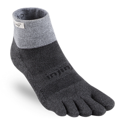 Injinji Trail Midweight Mini Crew Mens Granite