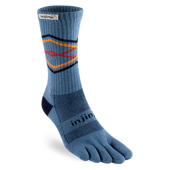 Injinji Trail Midweight Crew Mens Lake