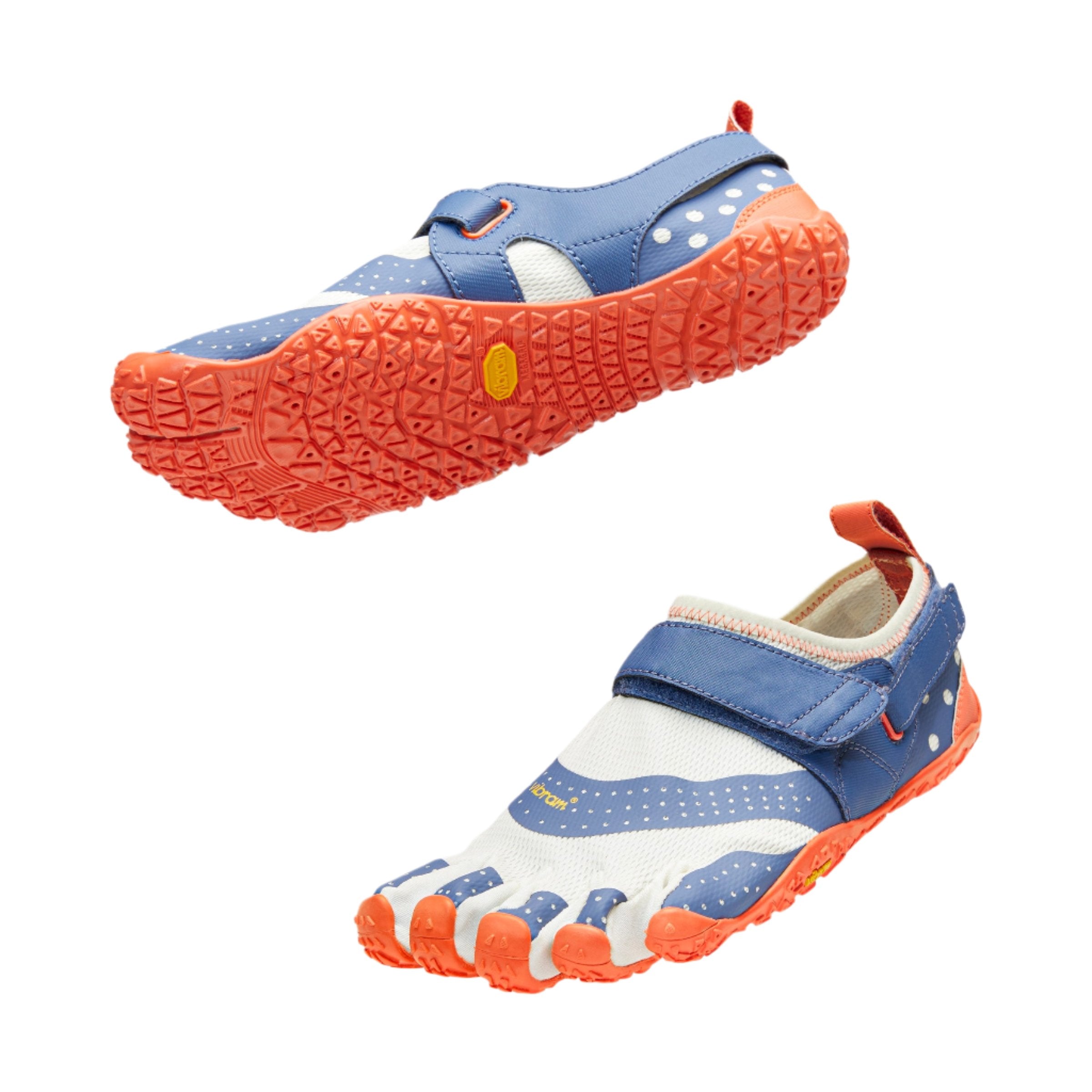 V-Aqua Womens White Blue Coral