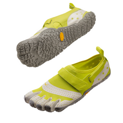 V-Aqua Womens Lime Green Ivory Grey