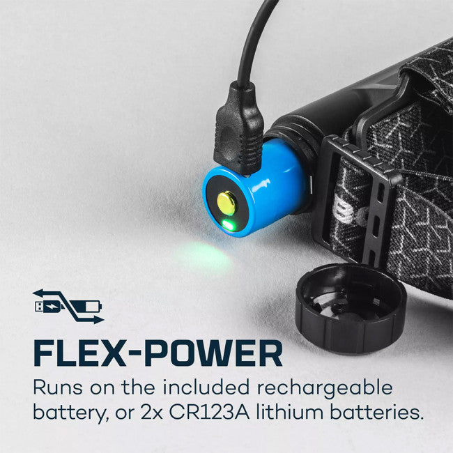 NEBO EINSTEIN 1500 FLEX RECHARGEABLE 1500 LUMEN HEADTORCH
