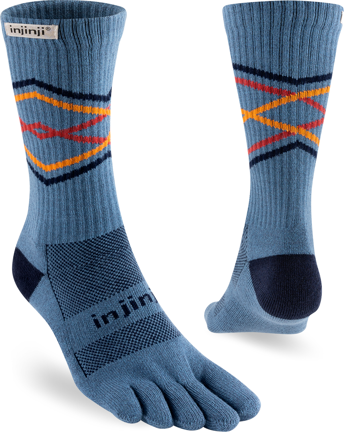 Injinji Trail Midweight Crew Mens Lake